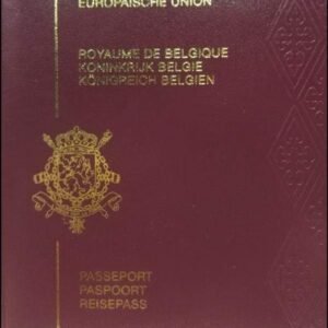 Real Belgium Passport