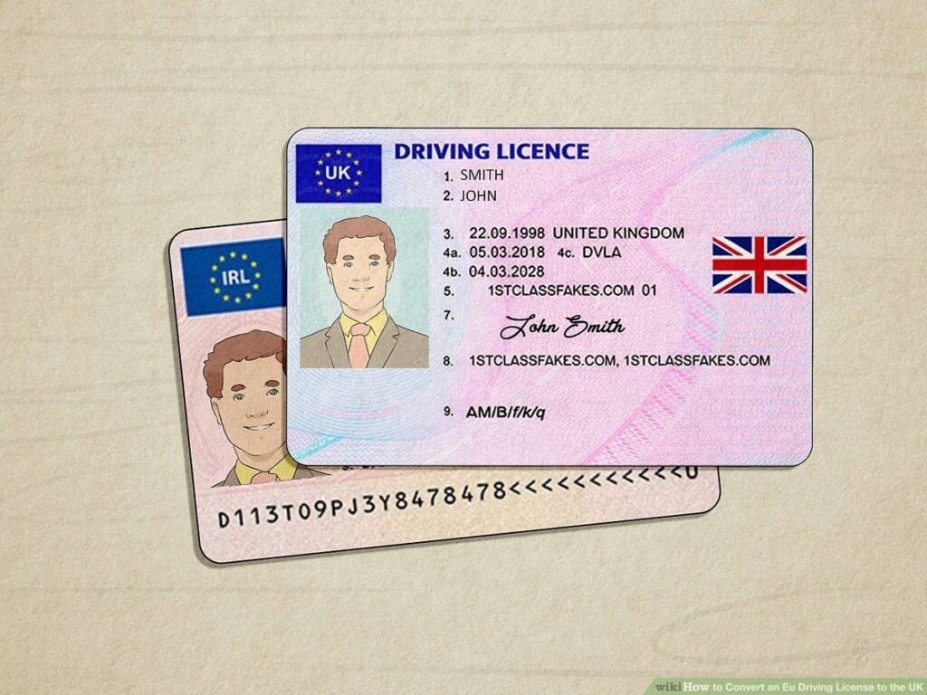 Exchange EU to UK Driving License
